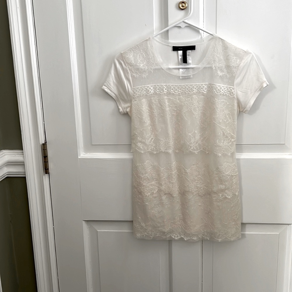 BCBG MAXAZRIA Short Sleeve Beautiful T Shirt - Picture 4 of 6